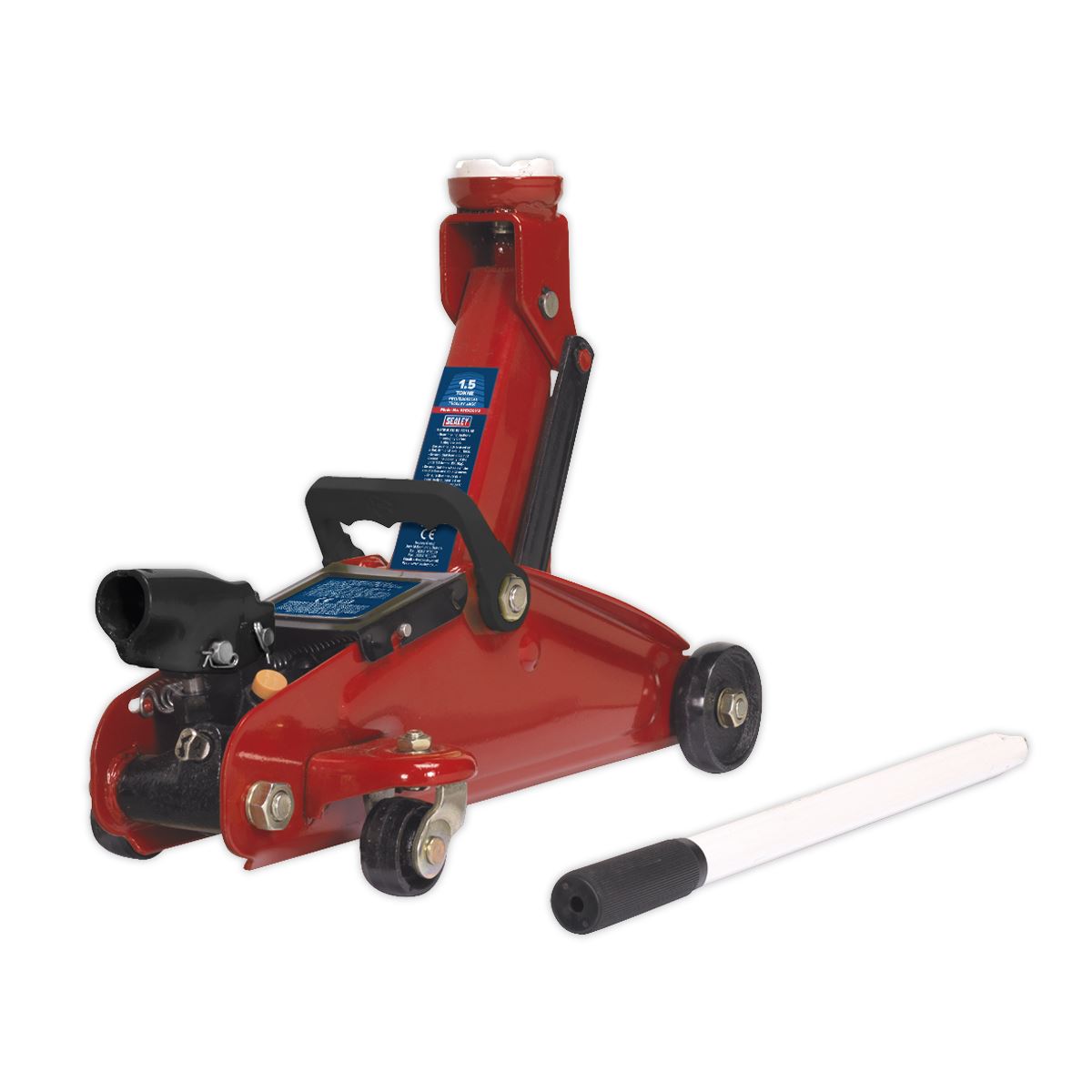 Sealey Trolley Jack 1.5 Tonne Short Chassis 1015CX