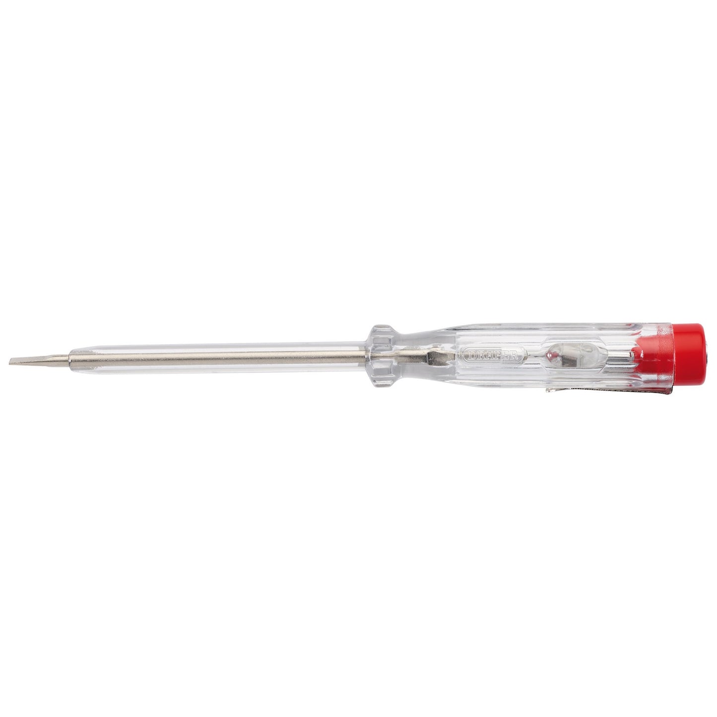 Draper Mains Tester Screwdriver 190mm Range 100-250V AC With Pocket Clip 10202