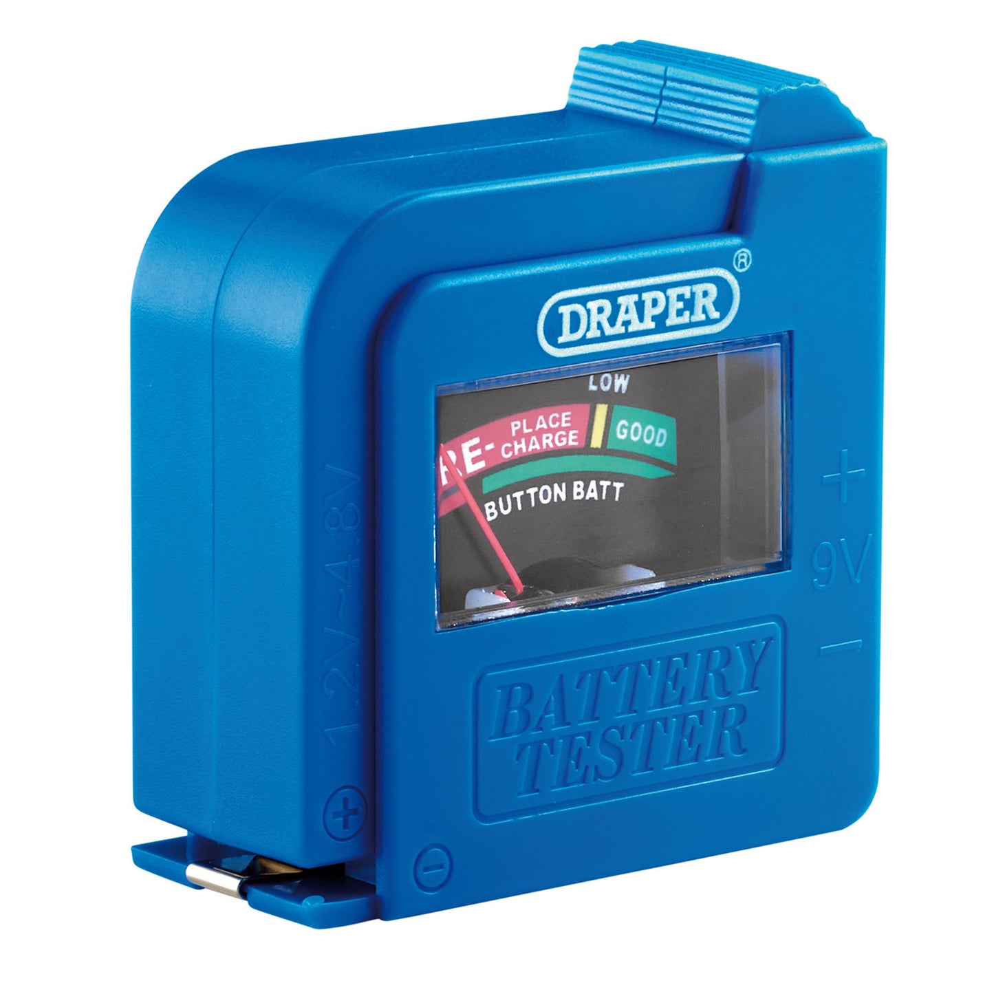 Draper Universal Battery Tester For AAA AA C D PP3 And Button Cell 10209