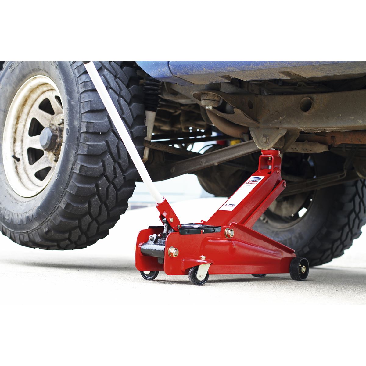 Sealey Trolley Jack 2.25 Tonne High Lift SUV Super Rocket Lift 1025HL