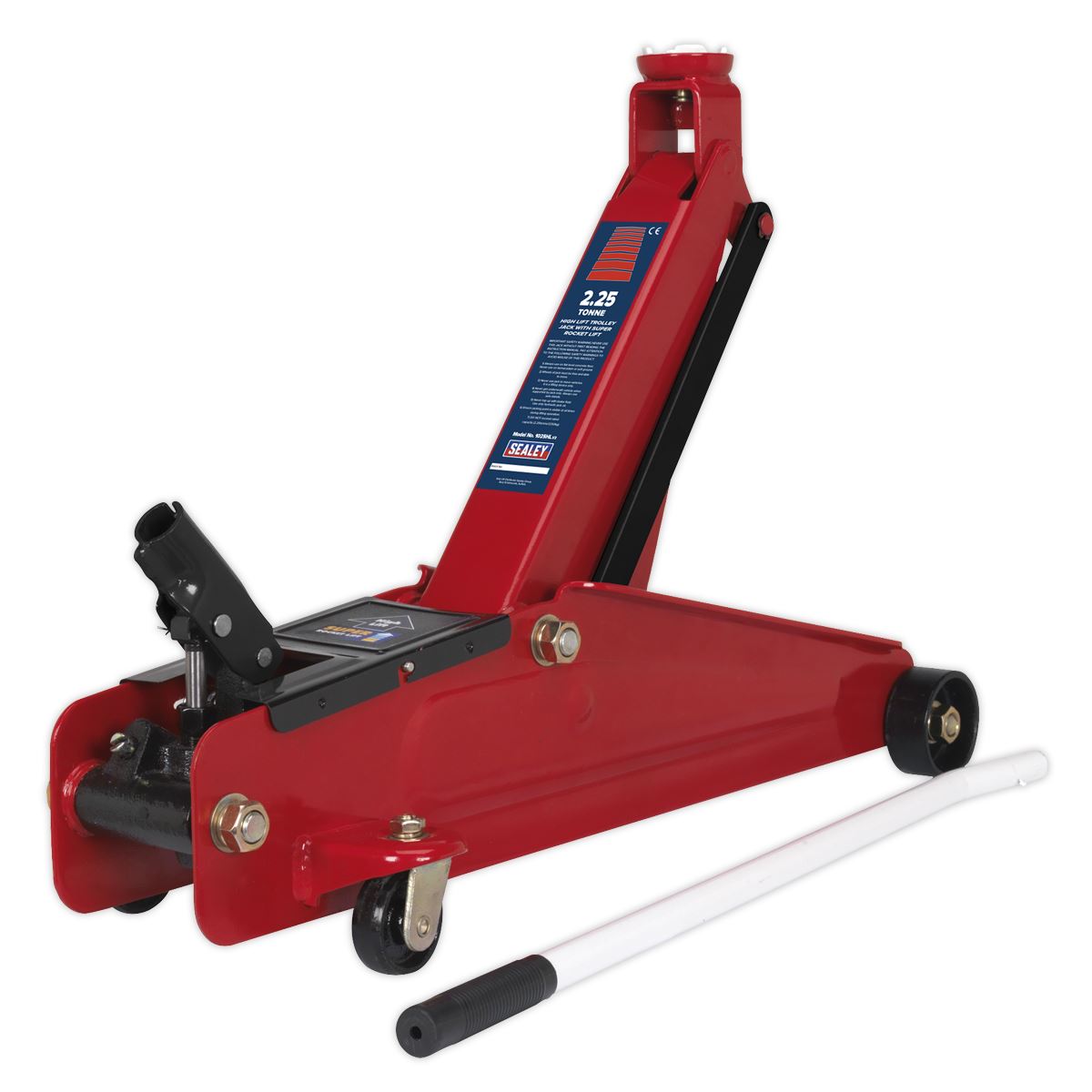 Sealey Trolley Jack 2.25 Tonne High Lift SUV Super Rocket Lift 1025HL