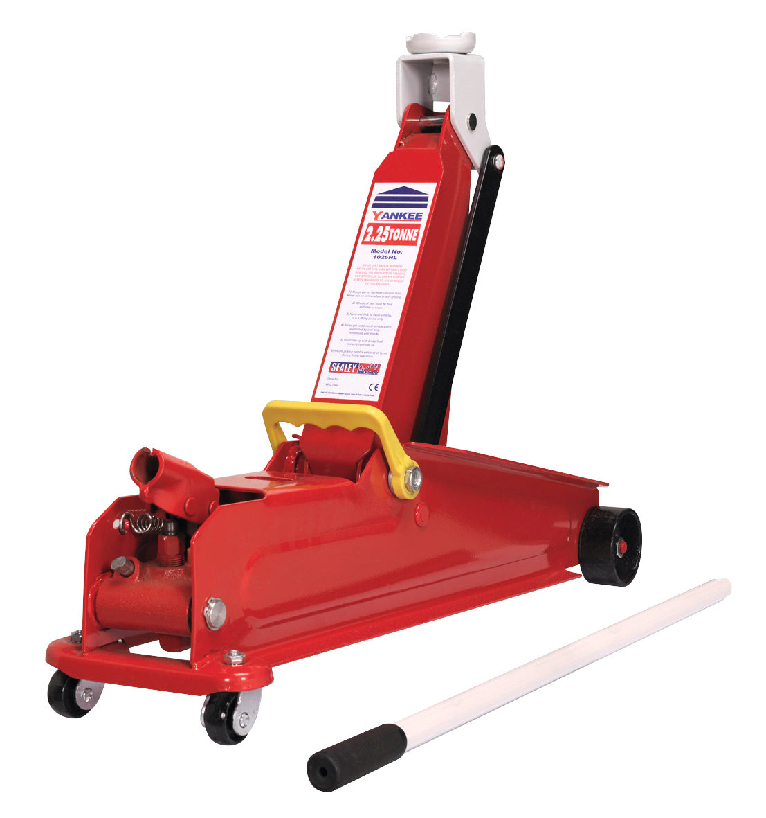 Sealey Trolley Jack 2.25 Tonne High Lift SUV Super Rocket Lift 1025HL