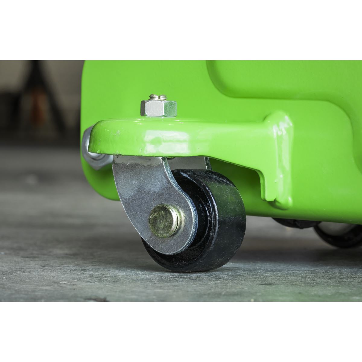 Sealey Trolley Jack 2tonne Short Chassis - Hi-Vis 1050CXHV