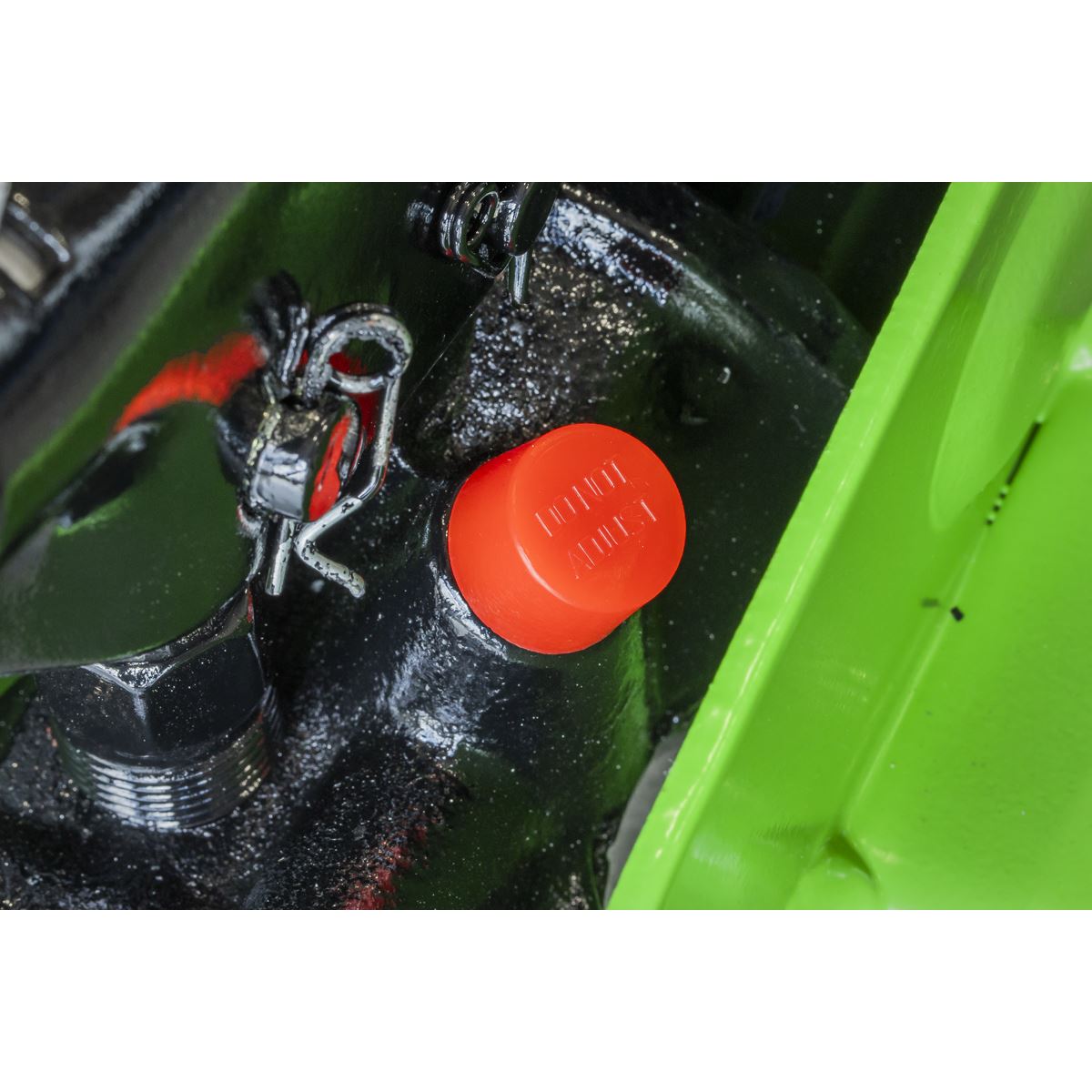 Sealey Trolley Jack 2tonne Short Chassis - Hi-Vis 1050CXHV