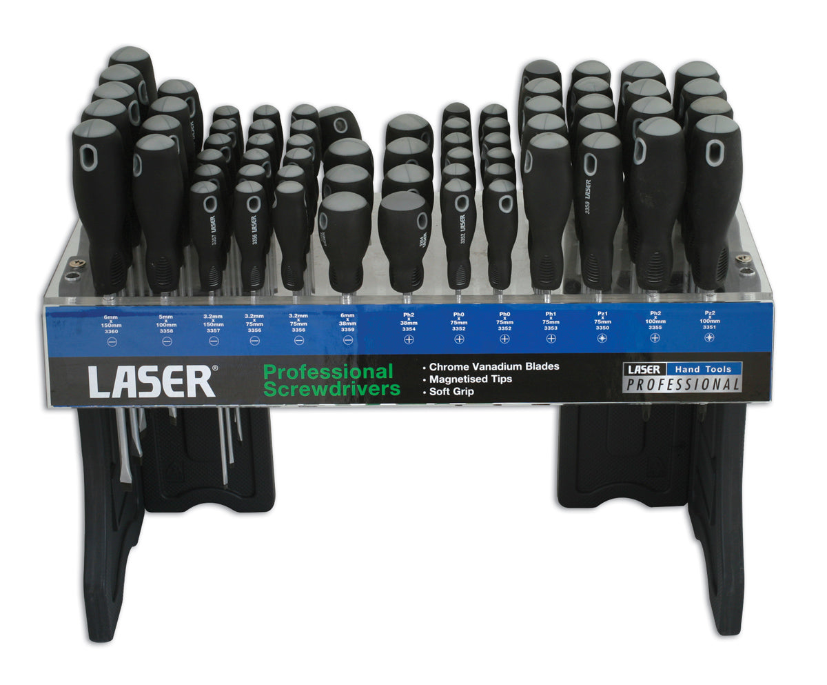 Laser Tools Screwdriver Stand with Screwdrivers 1165