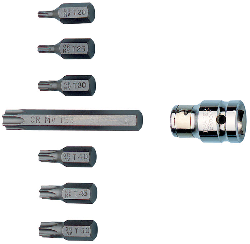 1/2" Square Drive Draper TX-STAR® Bit Set (8 Piece)