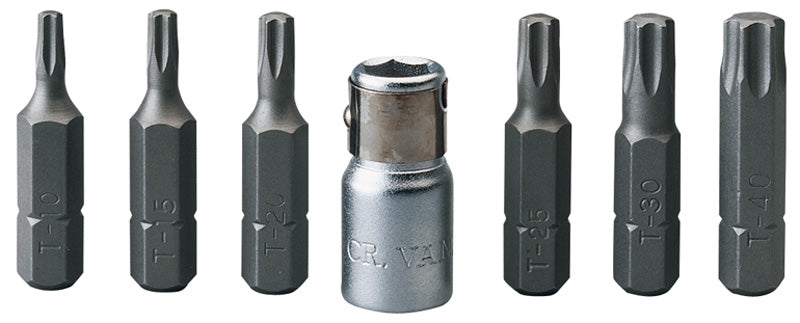 ****Draper Torx STAR Bit and Bit Holder Set 7 Piece