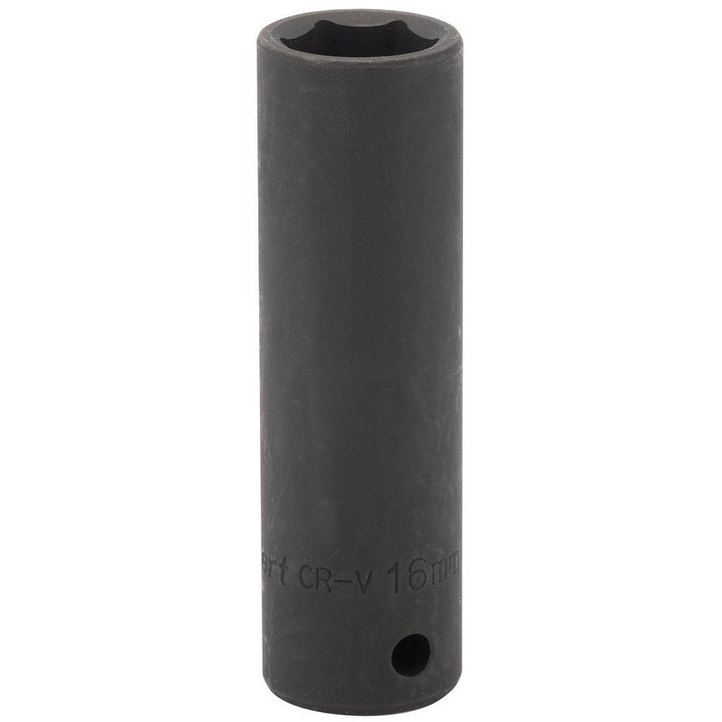Draper 16mm Deep Impact Socket 1/2" Dr 6 Point Hex Chrome Vanadium Steel 12742