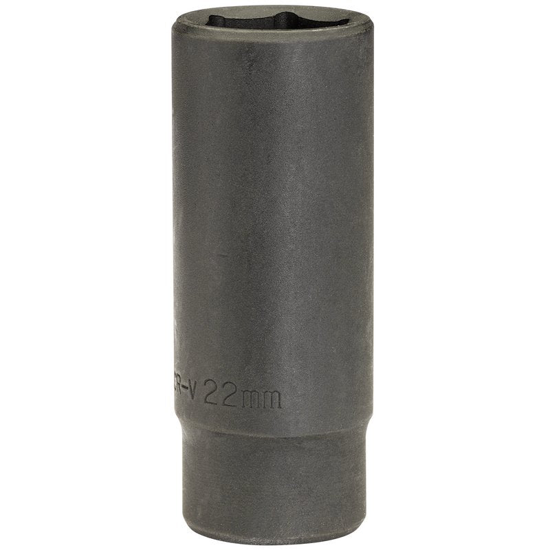 Draper 22mm Deep Impact Socket 1/2" Dr 6 Point Hex Chrome Vanadium Steel 12745