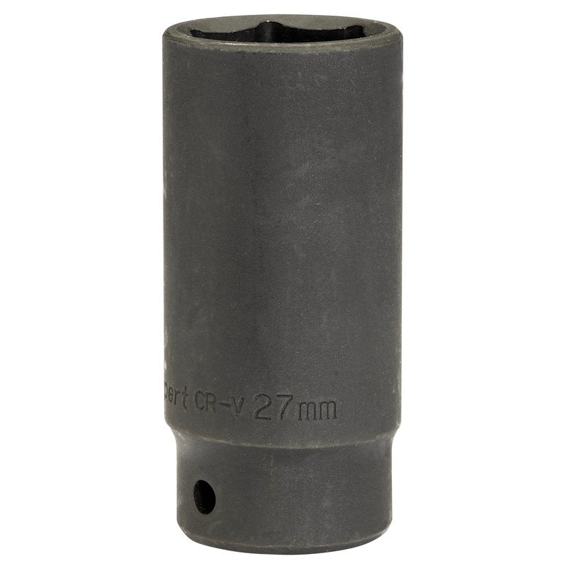 Draper 27mm Deep Impact Socket 1/2" Dr 6 Point Hex Chrome Vanadium Steel 12748