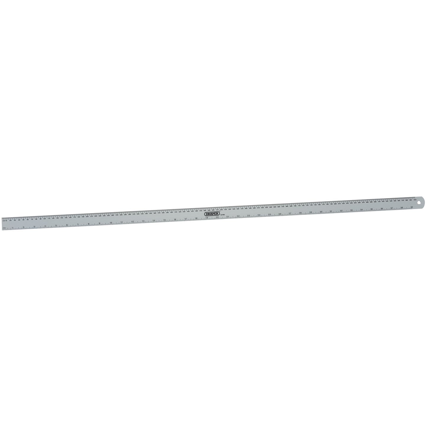 Draper Aluminium Rule 1m 39" 30mm Wide Metric Imperial Both Sides 12749
