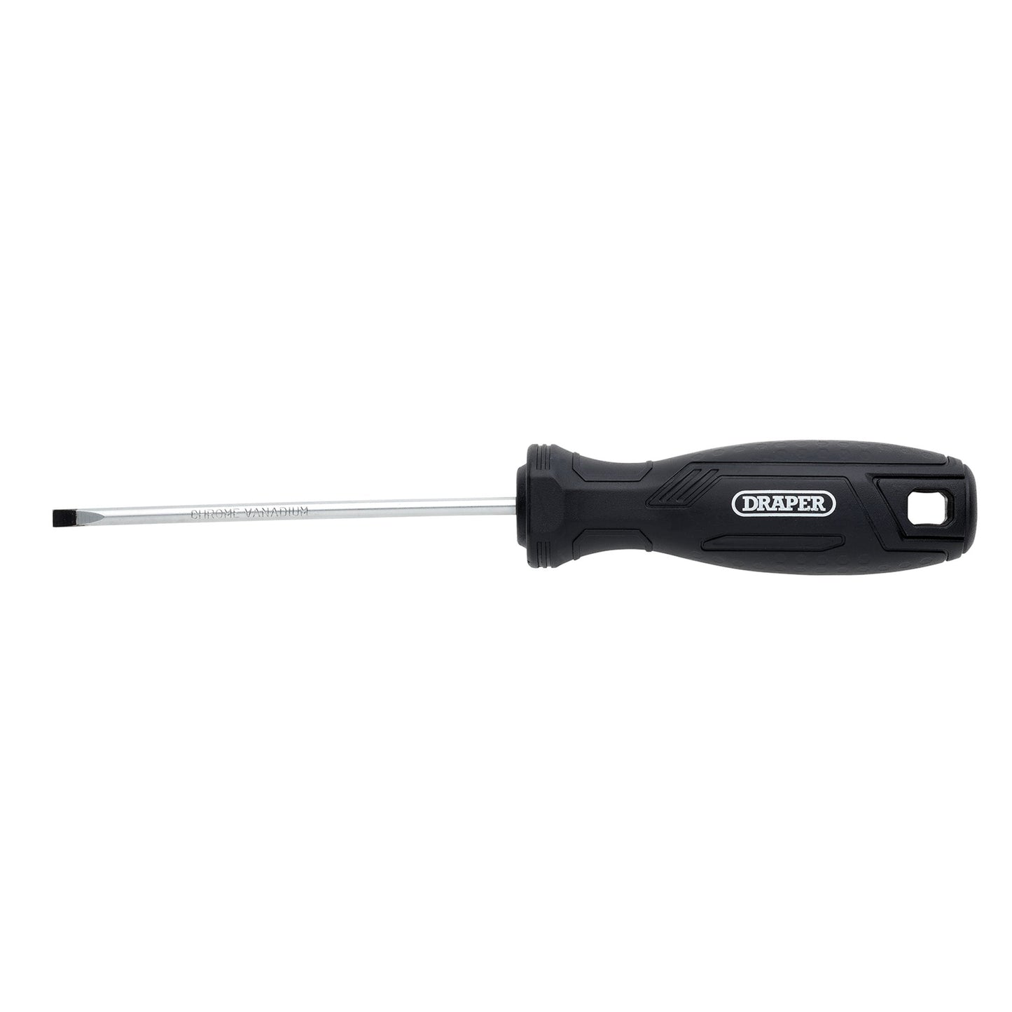 Draper Slotted Parallel Hard Grip Screwdriver 4.0 x 100mm Magnetic Tip 13535