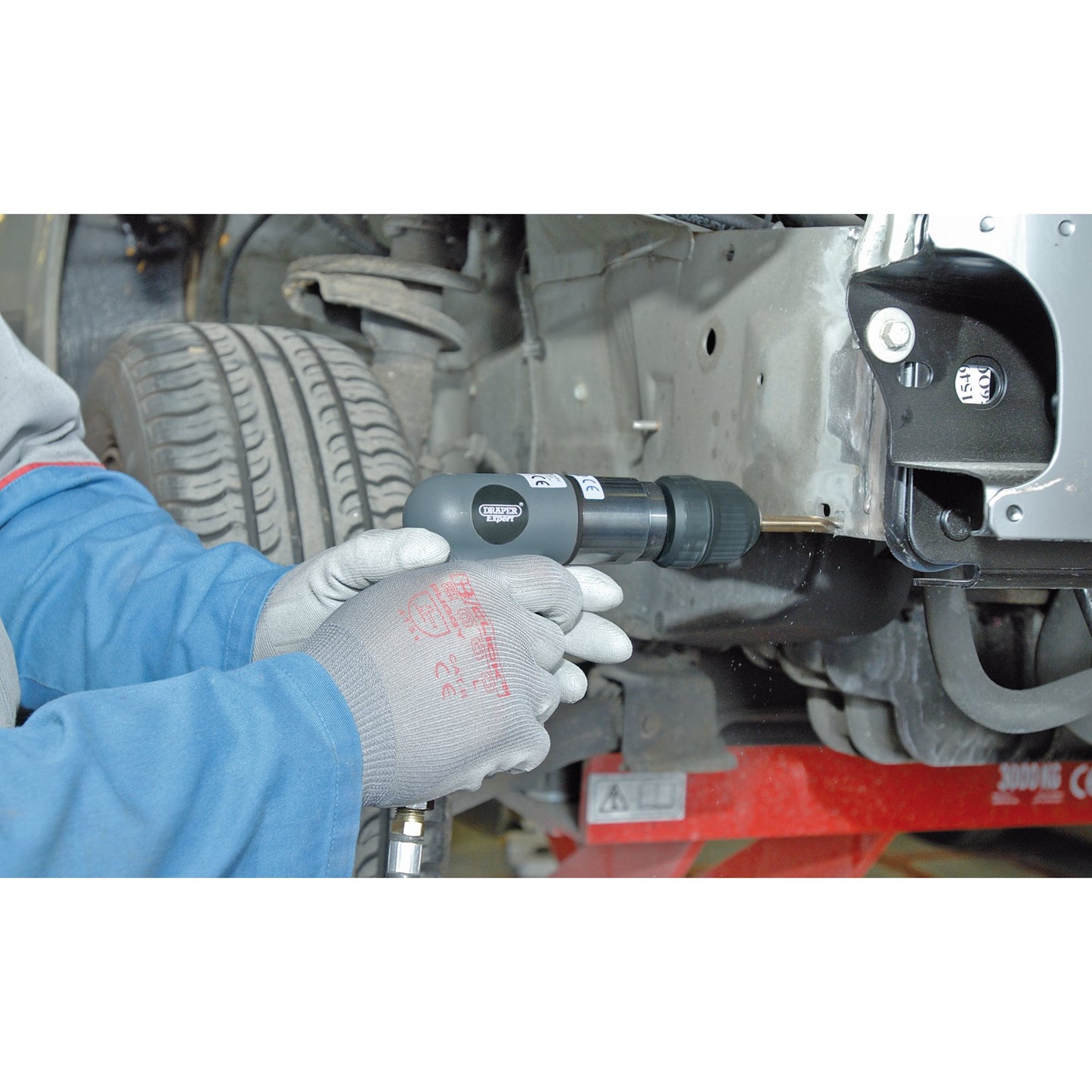 Draper Composite Reversible Keyless Air Drill 10mm Rotating Air Inlet 14258