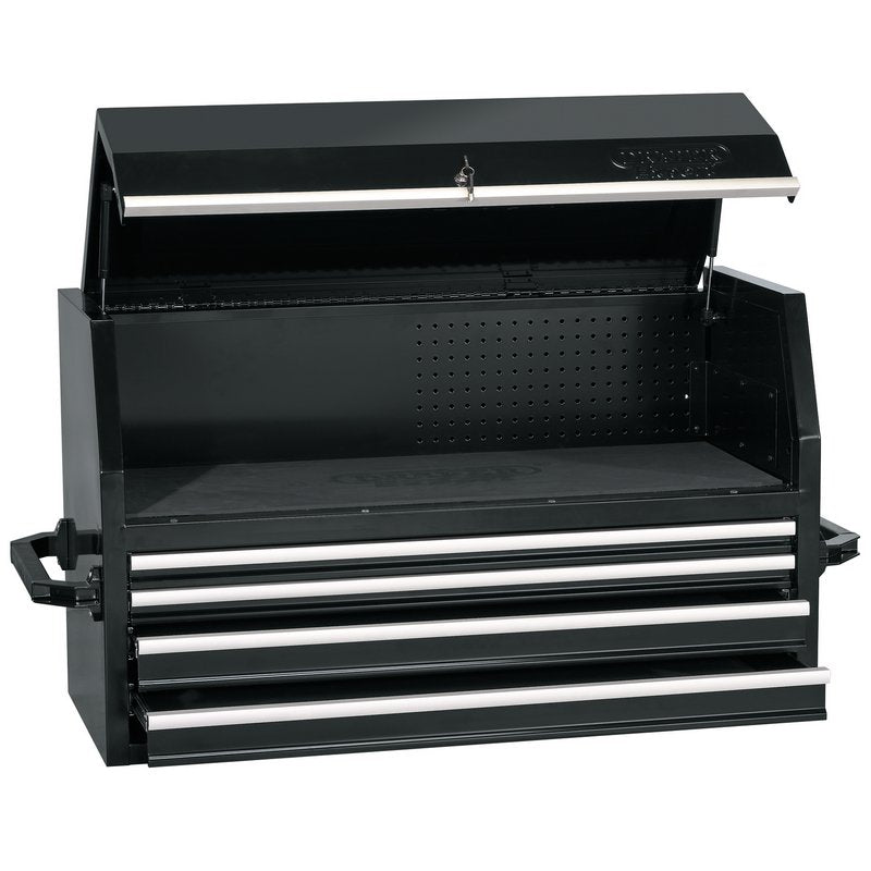 Draper Black Top Tool Chest 4 Drawer 42" Steel Foam Linings Heavy Duty 14494