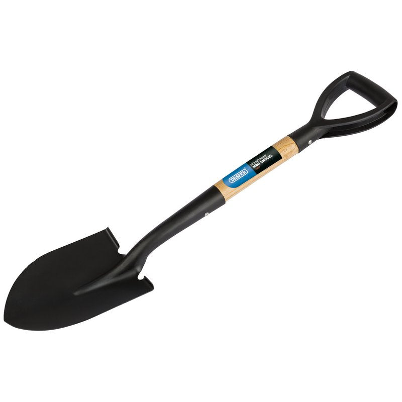 Draper Round Point Mini Shovel with Wood Shaft Length 700mm 15072