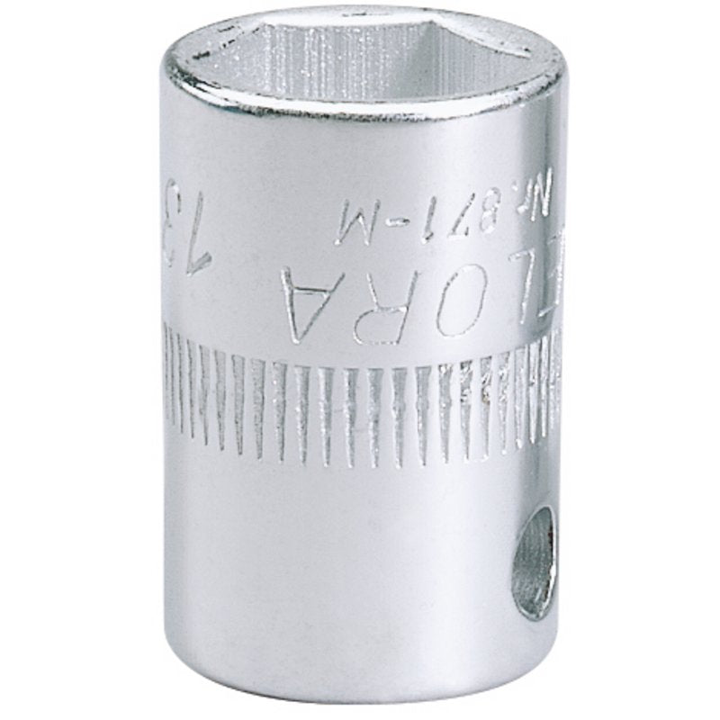 Elora Hexagon Socket 3/8" Sq Dr 13mm Standard Length Chrome Plated 15228