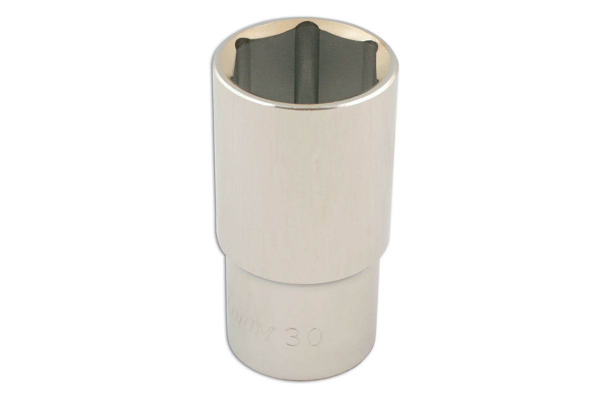 Laser Tools 30mm Deep Socket 1/2"D single Hex Chrome 1616