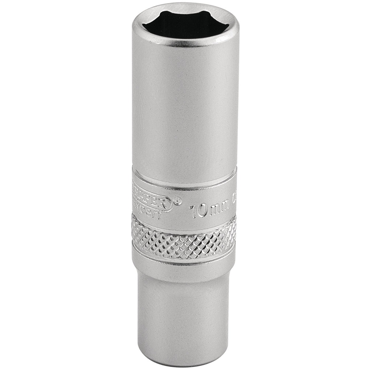 Draper 10mm 6 Point Deep Socket 1/4" Sq Dr Chrome 16529