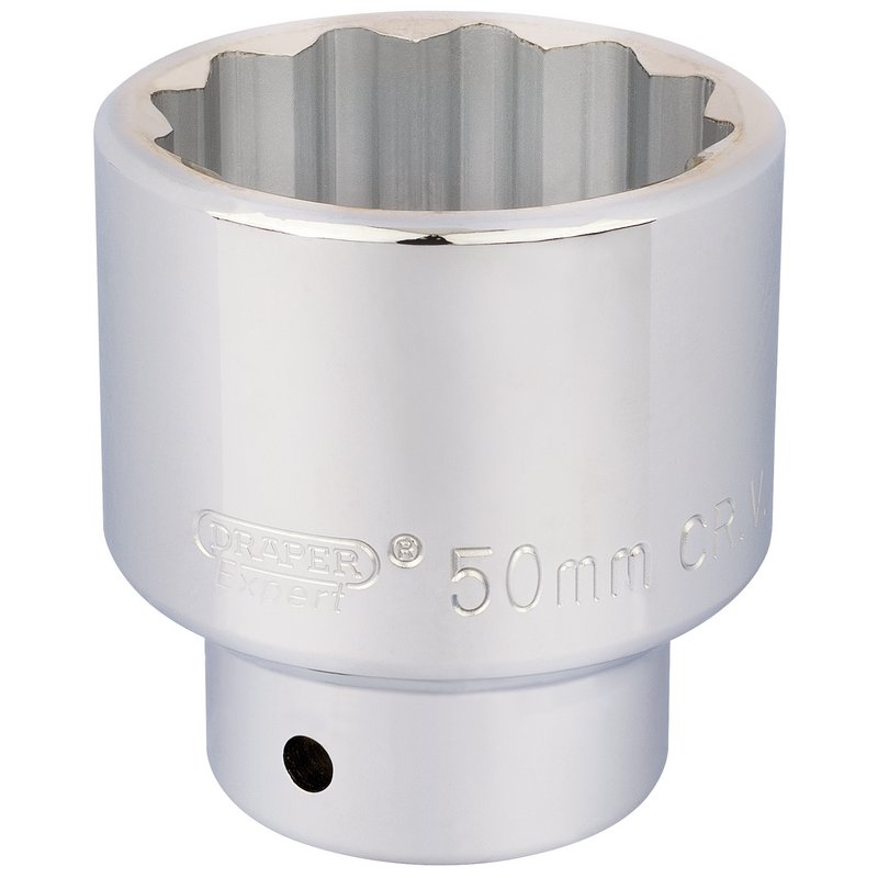 Draper 50mm 3/4" 12 Point Chrome Socket Standard Length 16707