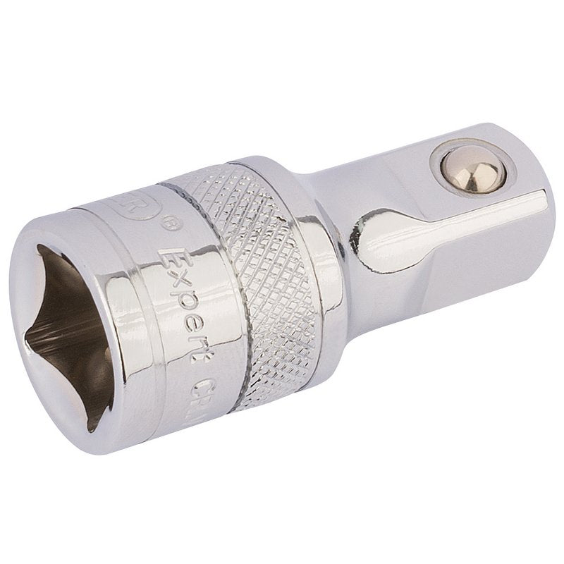 Draper 1/2"D 50mm Extension Bar Spring Loaded Knurled Ring Polished 16749