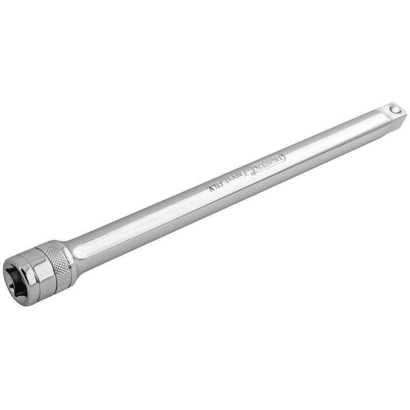 Draper 1/2"D 250mm Extension Bar knurled Ring Spring Loaded Polished 16752