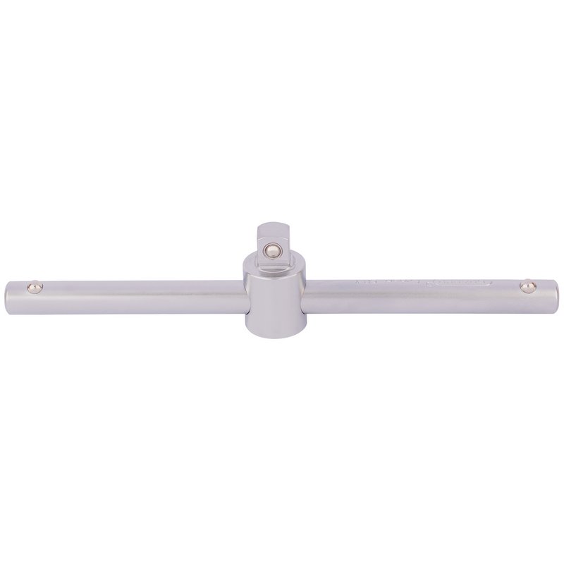 Draper Satin Sliding T Bar 3/8"D Length 165mm Spring Loaded Ball Bearing 16788