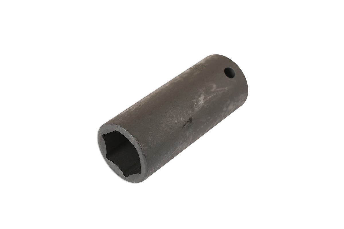 Laser Tools 22mm Deep Impact Socket 1/2"D Black Phosphate Finish 1716