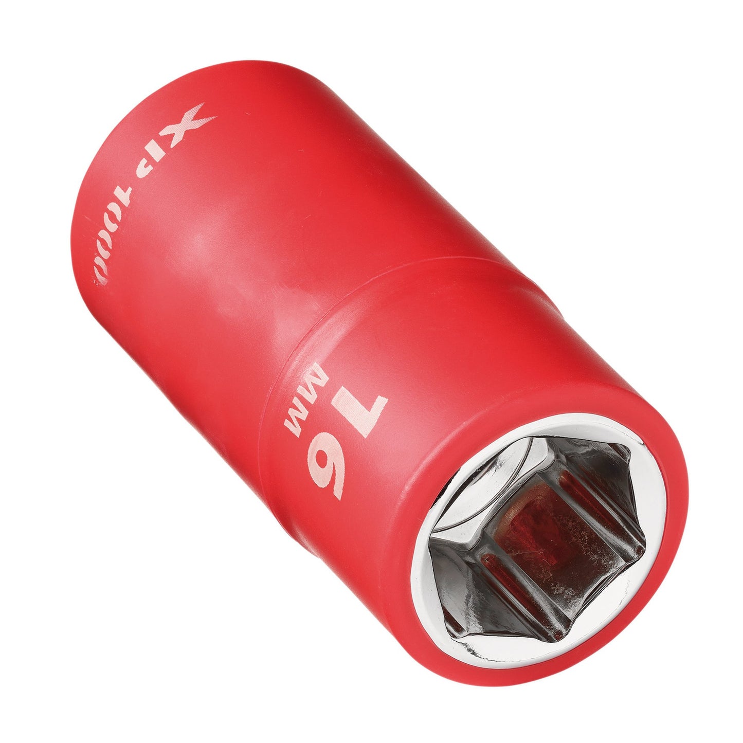 Draper XP1000 VDE Insulated Socket 1/2"D 16mm 6 Point Standard Length 17809