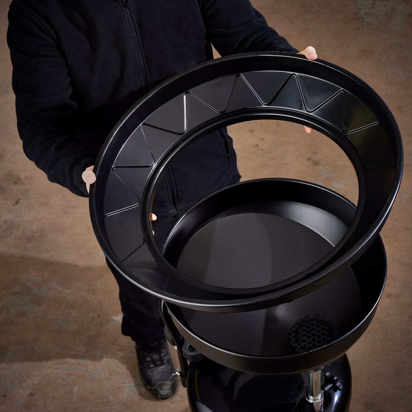 Draper Oil Drainer Extension Funnel Increases From 420mm to 550mm 18114