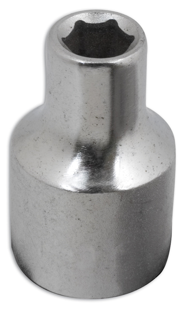 Laser Tools 3/8"D 6mm Chrome Socket Single Hex Standard Length 1933