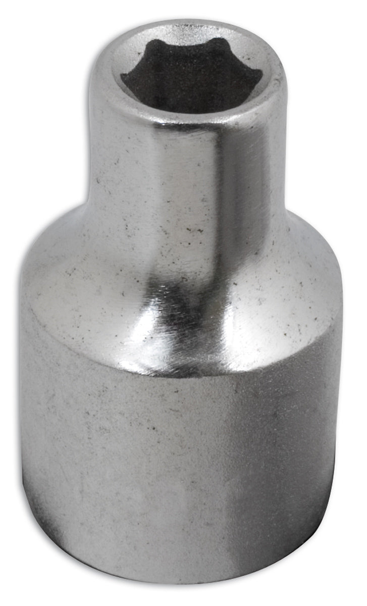 Laser Tools 3/8"D 7mm Chrome Socket Single Hex Standard Length 1934