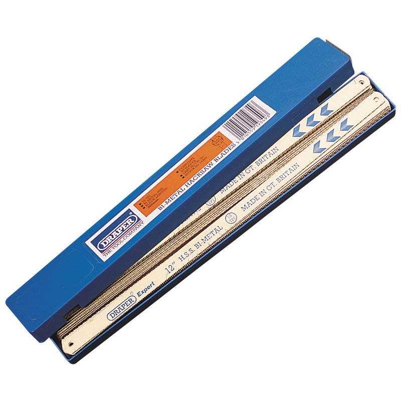 Draper Bi-Metal Hacksaw Blades 300mm 18tpi Box of 50 Saw Edge HSS 19349
