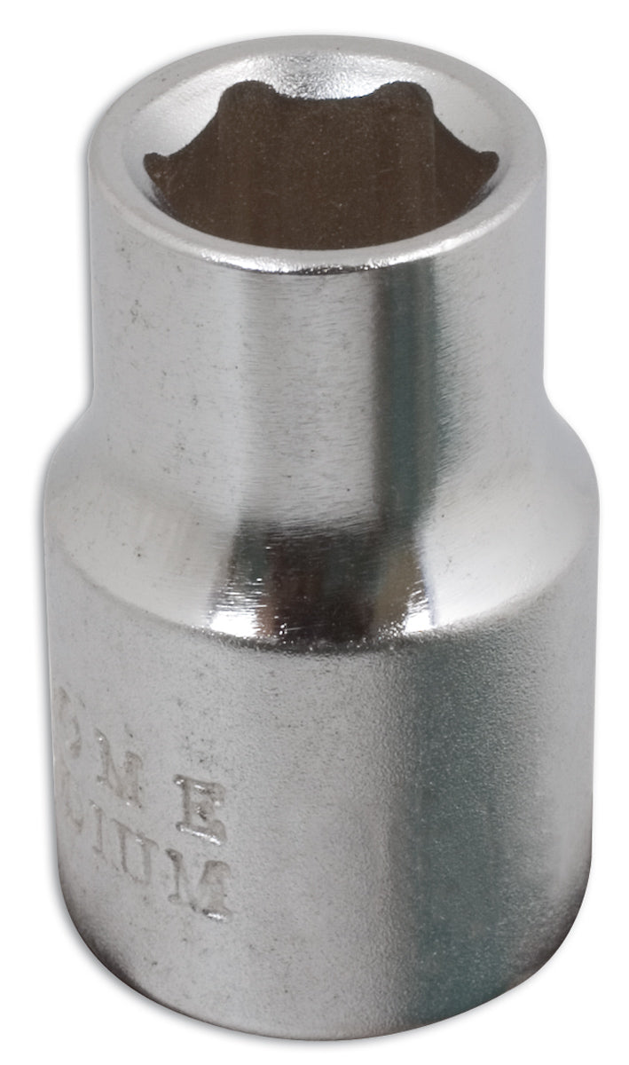 Laser Tools 3/8"D 11mm Chrome Socket Single Hex Standard Length 1938
