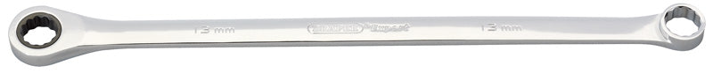 Expert Draper Extra Long 13mm Hi-Torq® Metric Long Pattern Ratcheting Ring Spanners