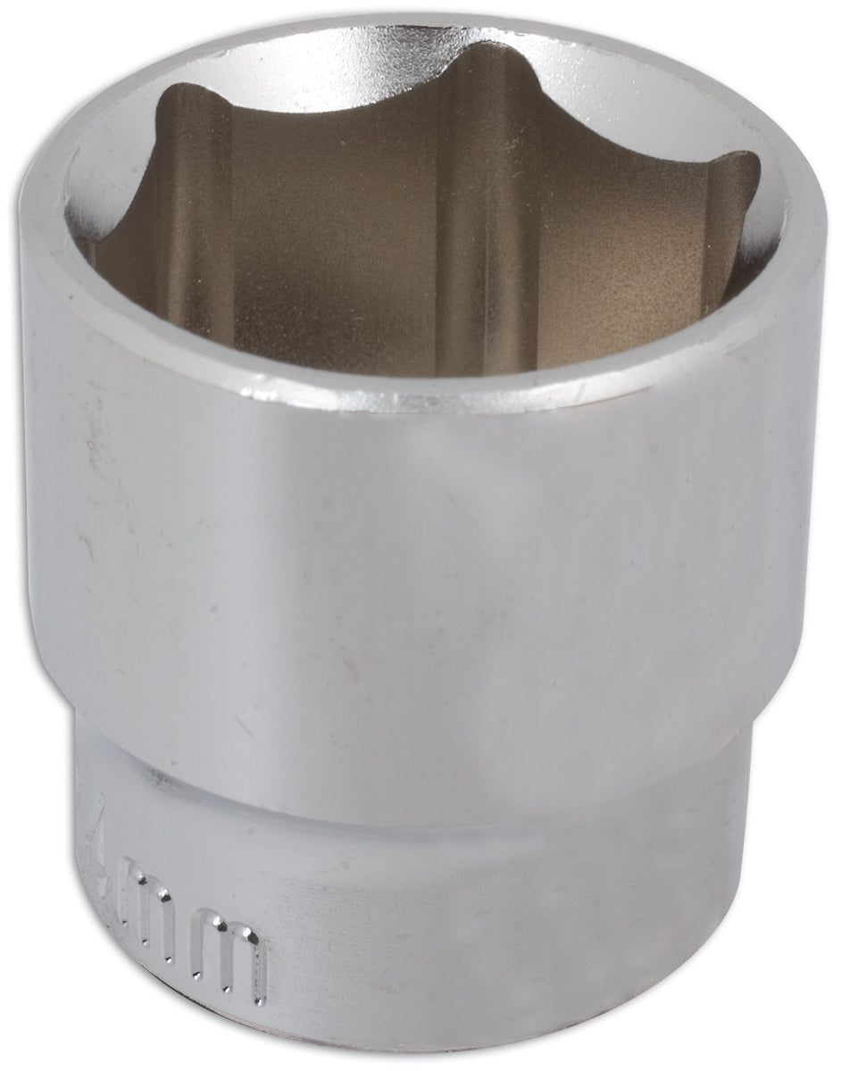 Laser Tools 3/8"D 24mm Chrome Socket Single Hex Standard Length 1950