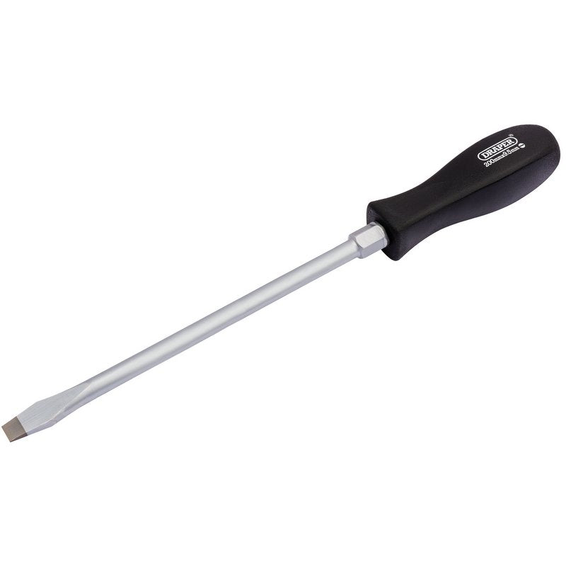 Draper Plain Slot Mechanic's Screwdriver 9.5 x 200mm sand blasted tip 19531