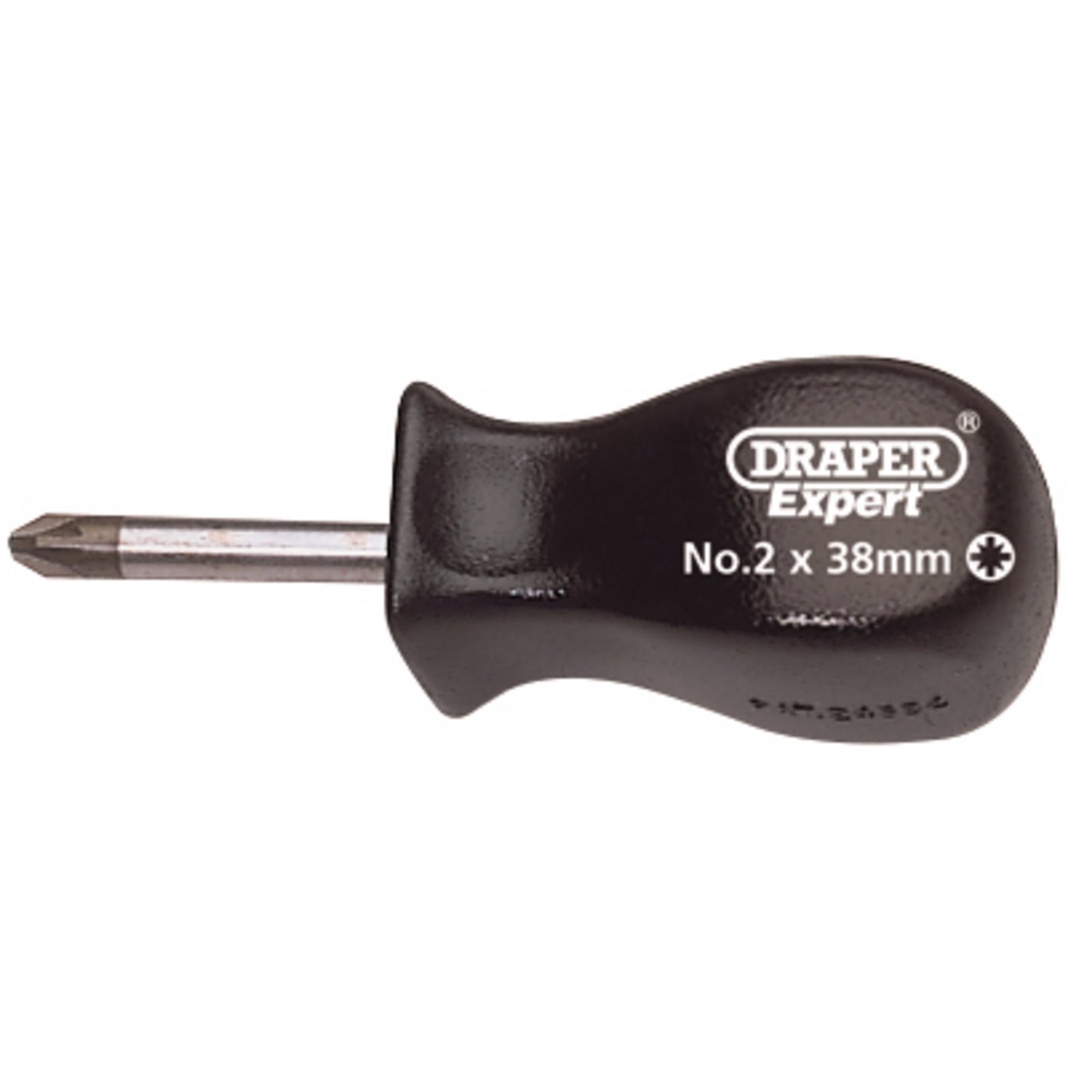 Draper Pozi Drive Mechanic's Stubby Screwdriver No.2 x 38mm 19543