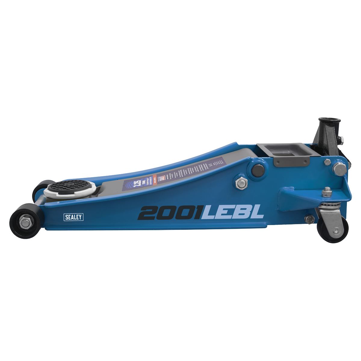 Sealey Trolley Jack 2.25 Tonne Low Profile Rocket Lift Blue 2001LEBL