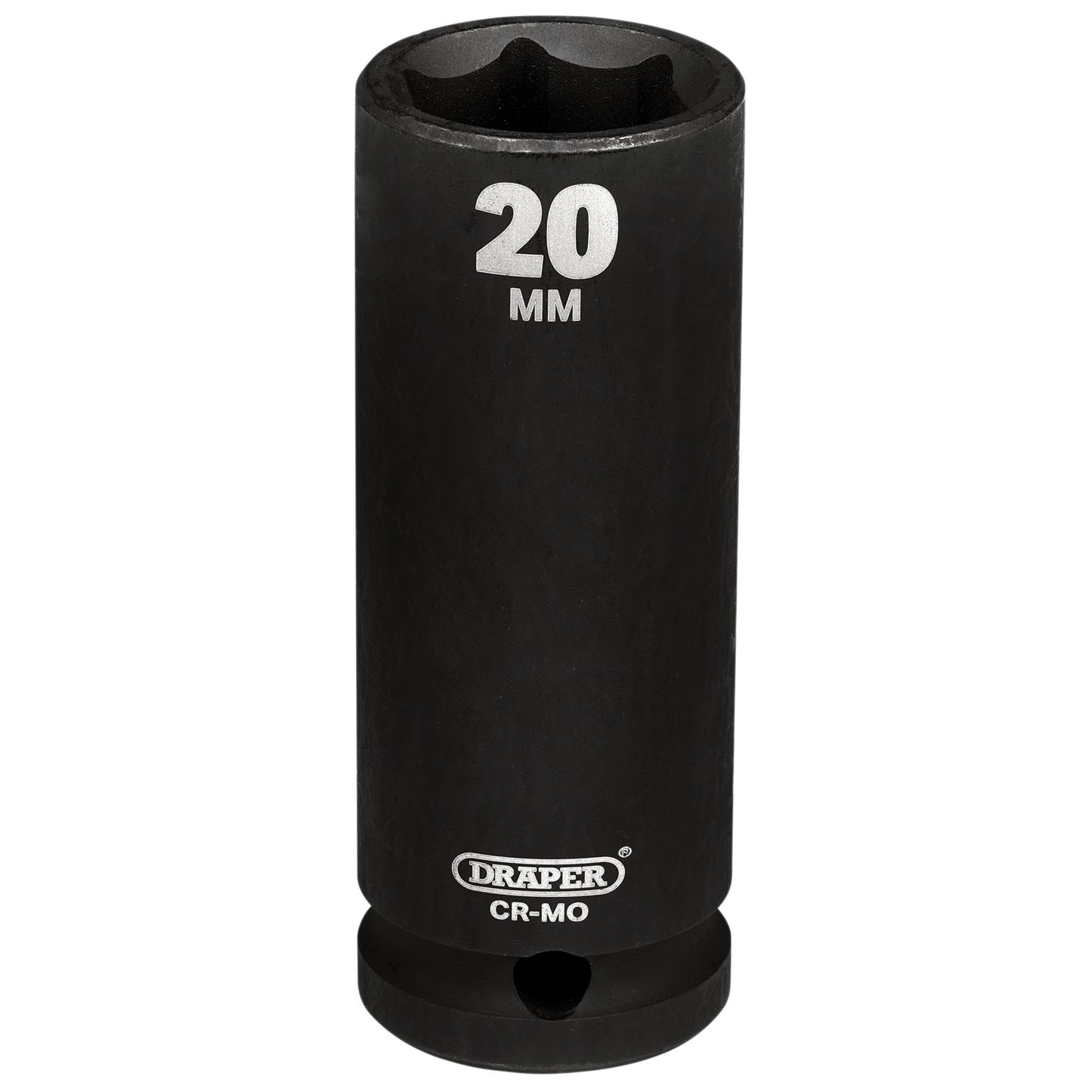Draper Hi-TORQ® Deep Impact Socket, 1/2" Sq. Dr., 20mm