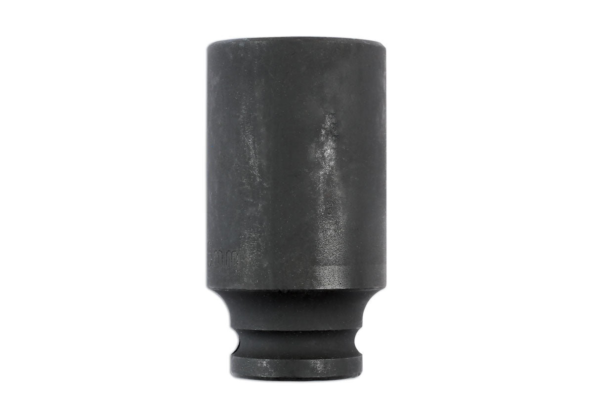Laser Tools 27mm Deep Impact Socket 1/2"D Black Phosphate Finish 2033