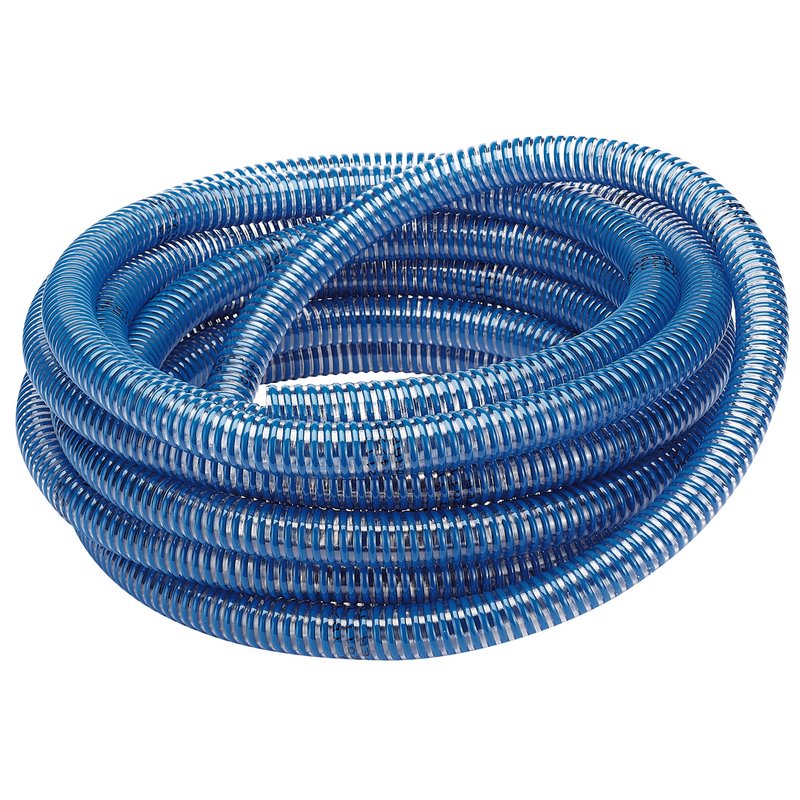 Draper PVC Fluid Transfer Suction Hose 10m x 25mm/1" For Waterpumps 20469