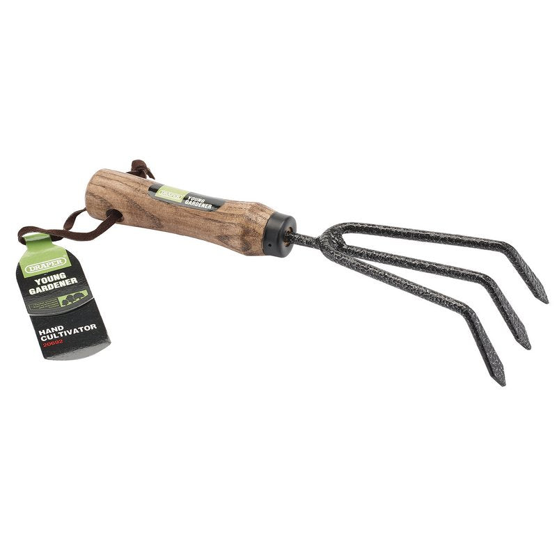 Draper Young Gardener Hand Cultivator with Ash Handle 20692