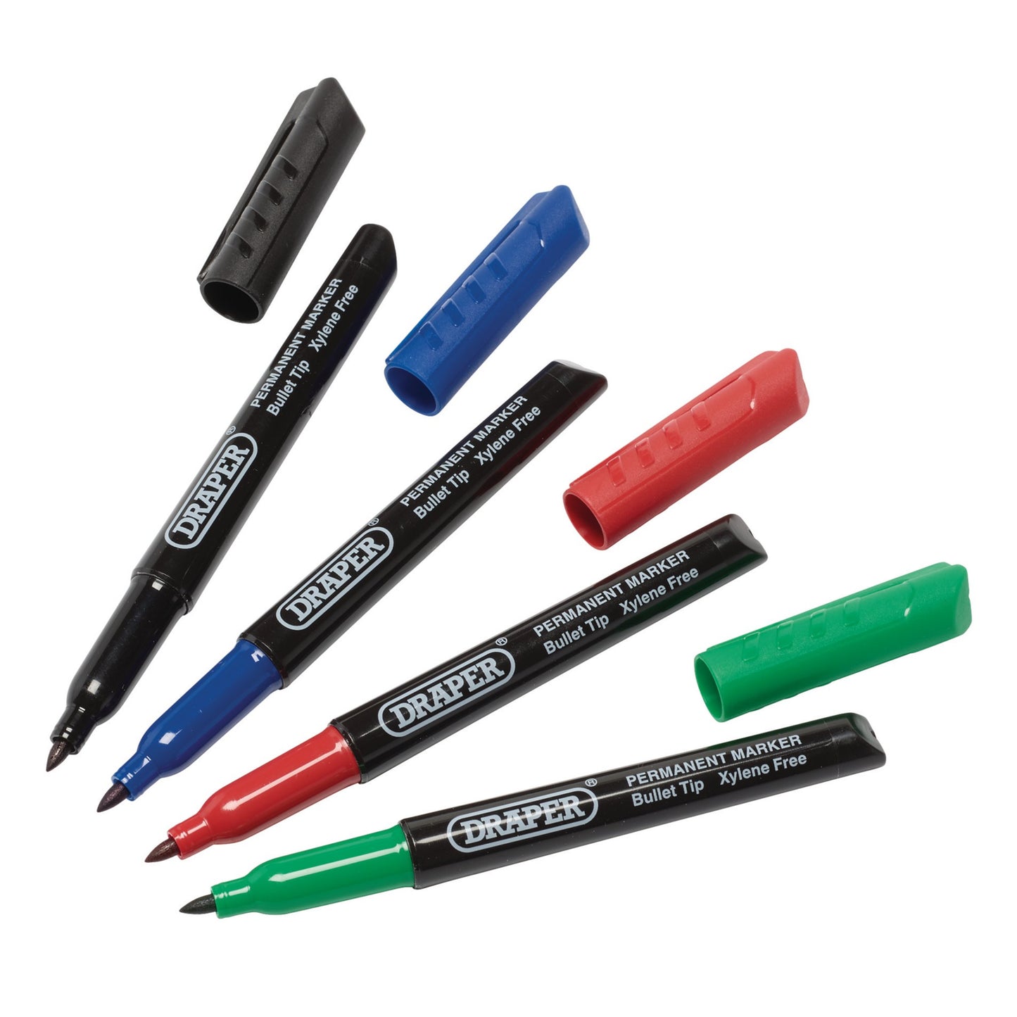 Marker Pens, Multicoloured (Pack of 4)