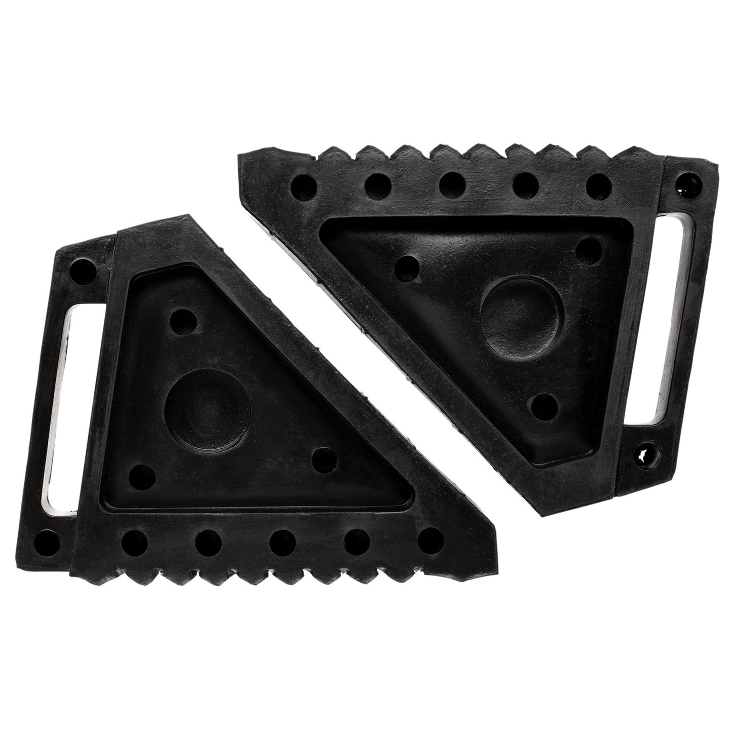 Draper Rubber Wheel Chocks 3 Tonne Pair Cars Light Commercial Caravans etc 21131