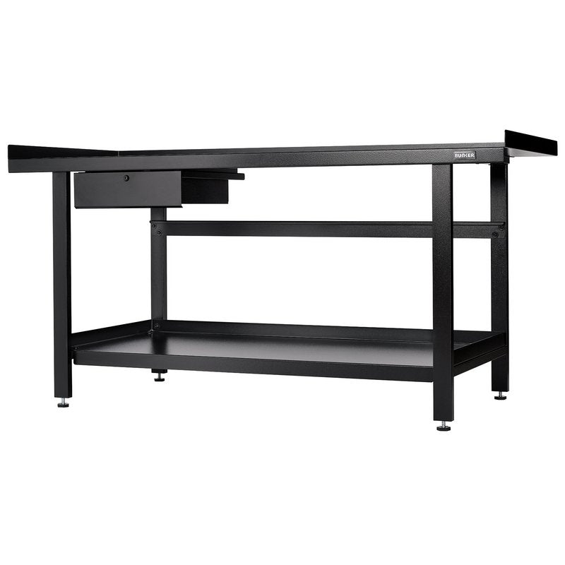 BUNKER Black Workbench with Drawer 1829mm Capacity 295kg 21269