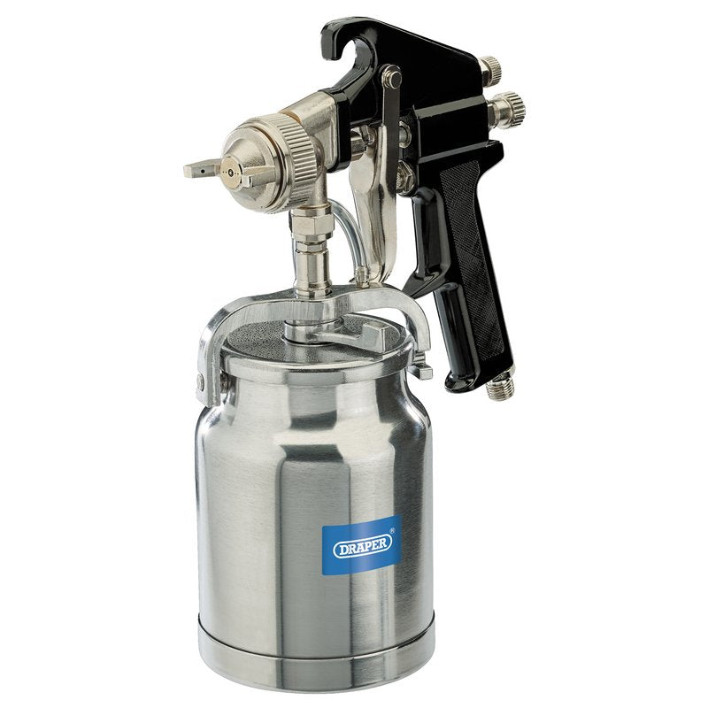 Draper Suction Feed Air Spray Gun 1L Nozzle Size 1.8 mm Adjustable Pattern 21526