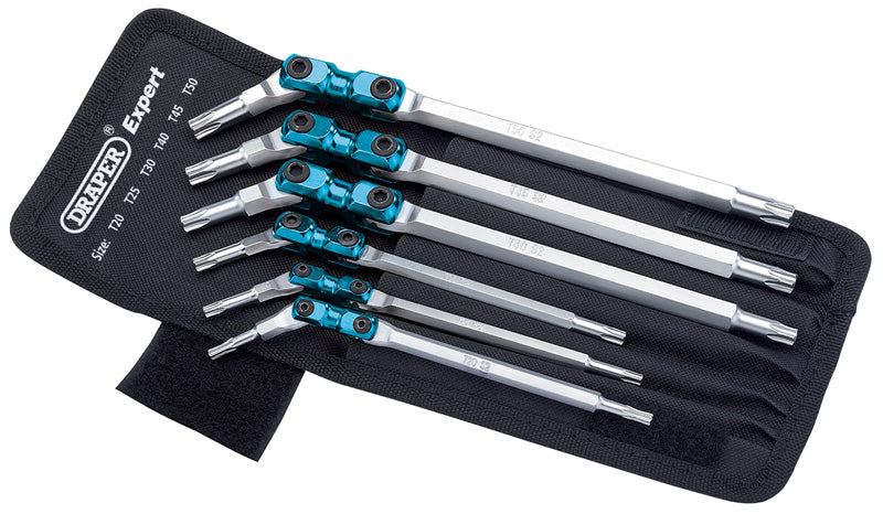 Expert 6 Piece Draper Tx-Star Key Set with Swivel Heads