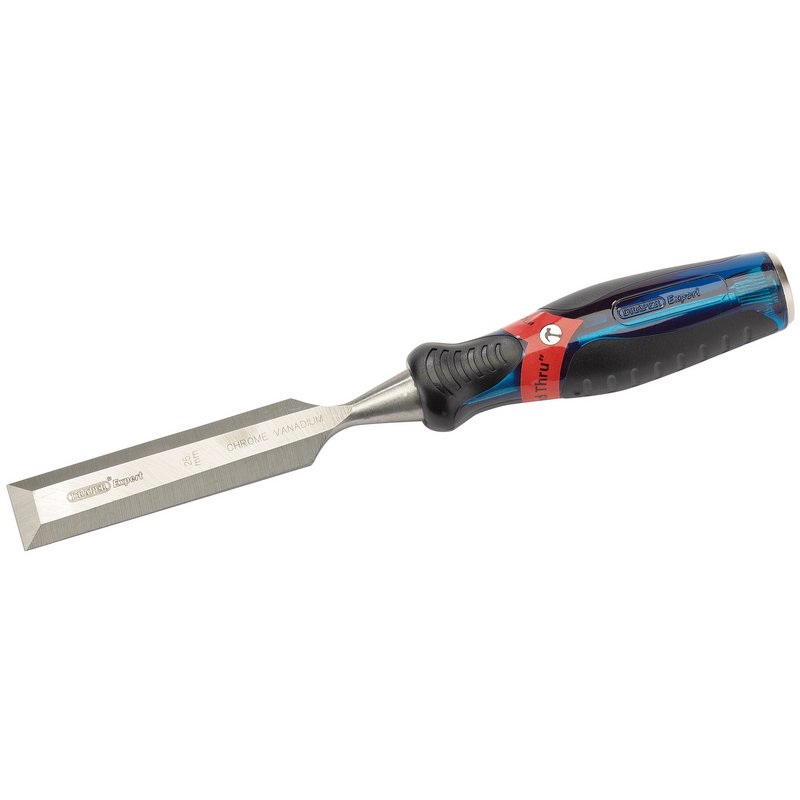 Draper Soft Grip Pound Thru Bevel Edge Wood Chisel 25 x 140mm 24408