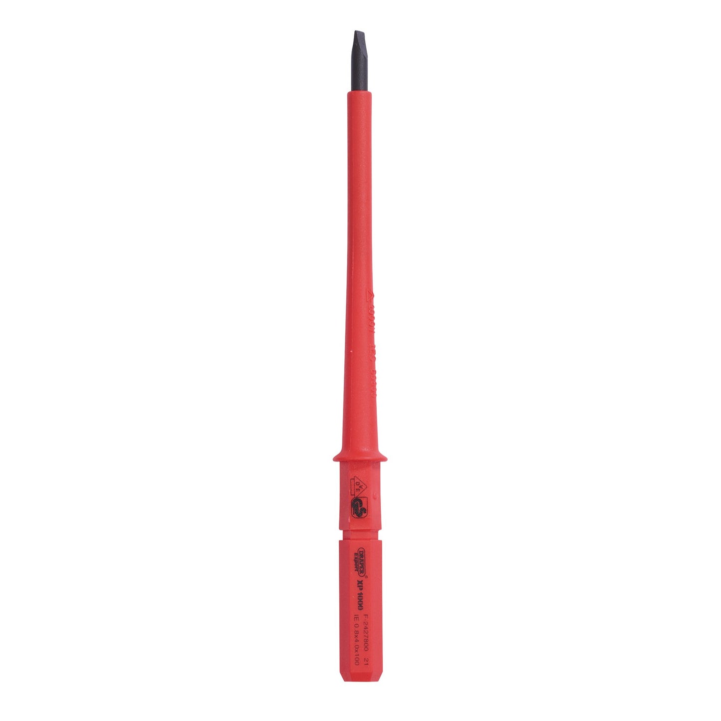Draper XP1000 VDE Plain Slot Interchangeable Screwdriver Blade 4 x 100mm 24738