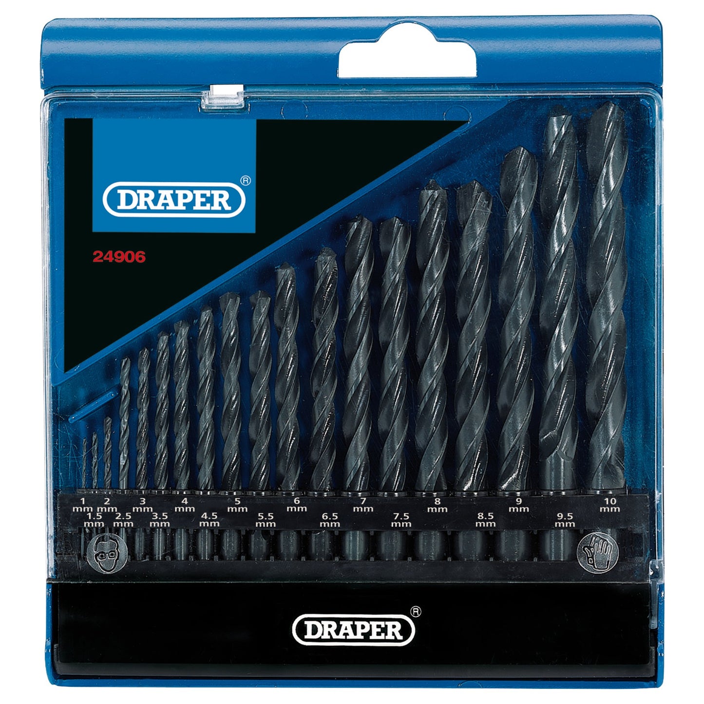 Draper Metric HSS Drill Bit Set 19 Piece For Metal Wood And Plastics 24906
